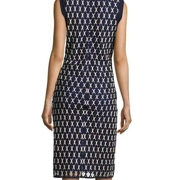 Tory Burch Carolina Sleeveless Knit Sheath Dress - Picture 6 of 6